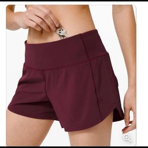 Lululemon speed up shorts, 10